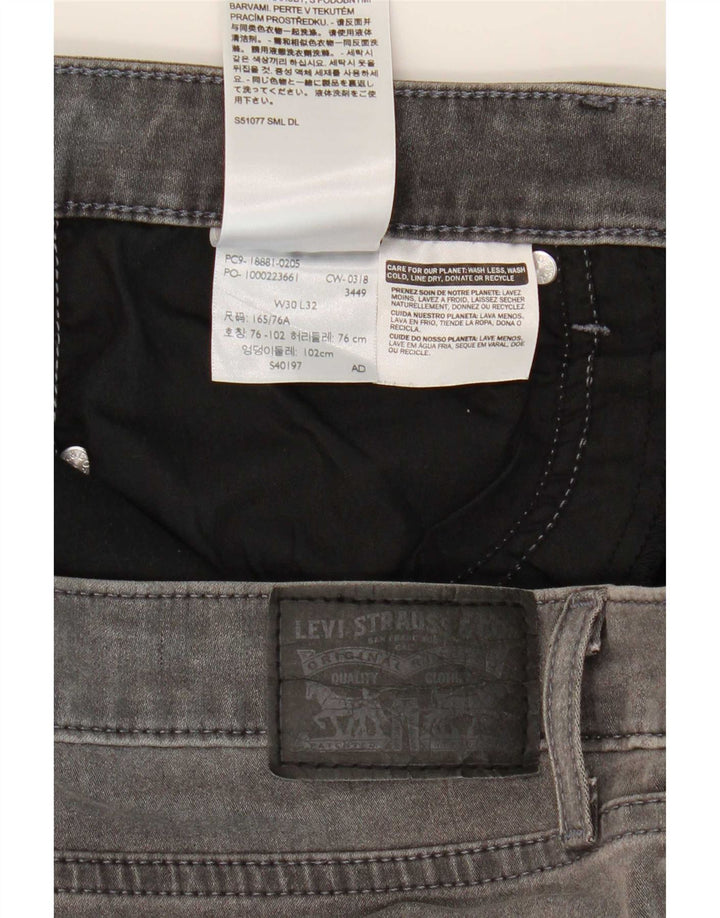 Levi's Jean Skinny 711 Femme W30 L32 Gris Coton