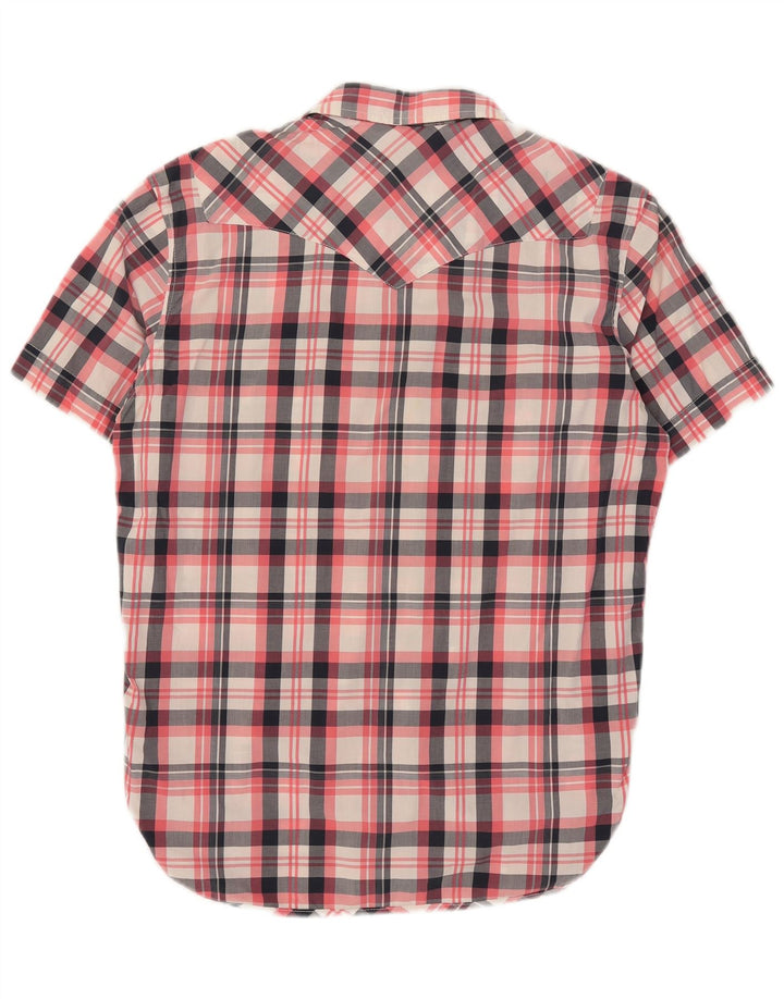 Levi's Chemise à Manches Courtes Homme Multicolore Check Cotton Western