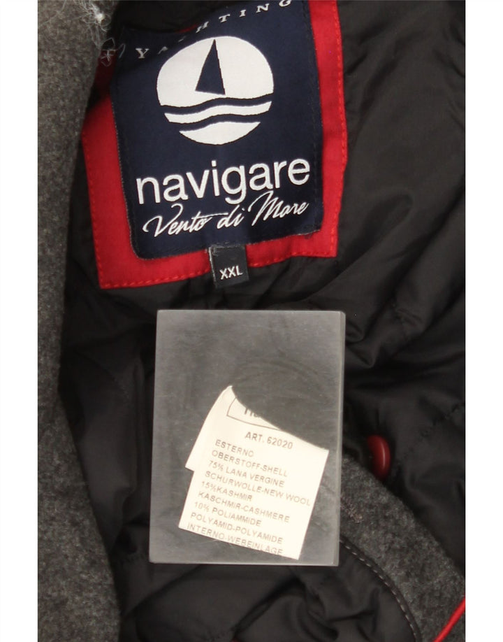 Navigare Caban Homme UK 44 2XL Gris Laine