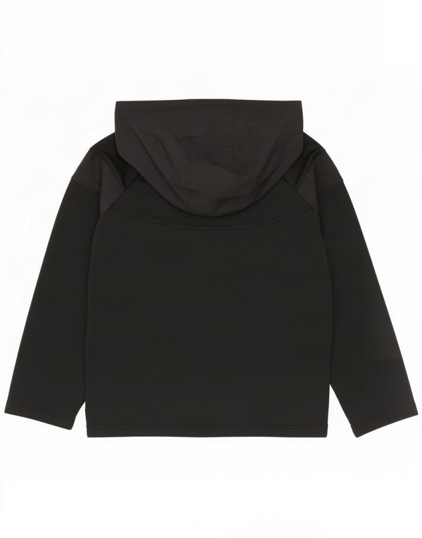 Nike Sweat à capuche zippé pour fille 10-11 ans Noir moyen colour block