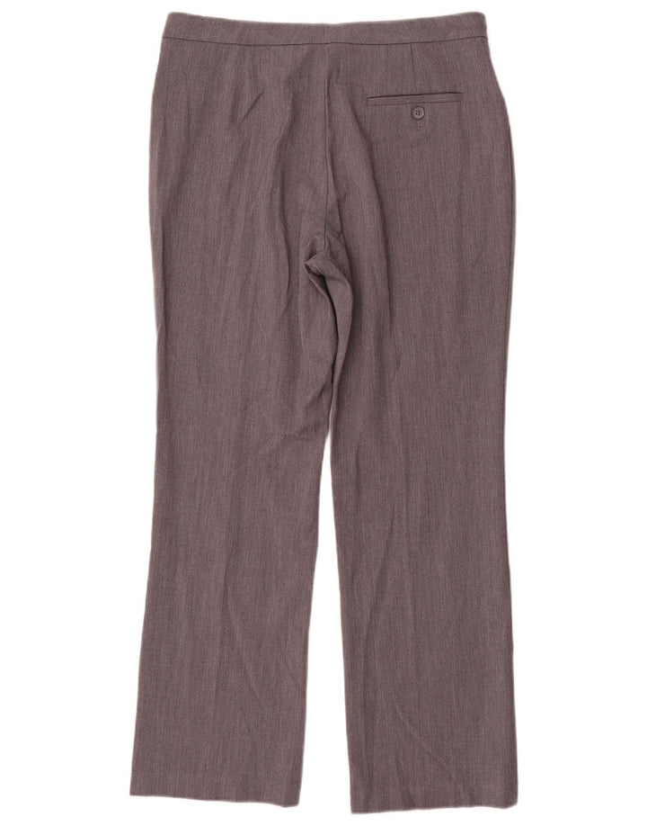 Marks & Spencer Pantalon de costume droit pour femme UK 12 Medium W30 L28 Gris