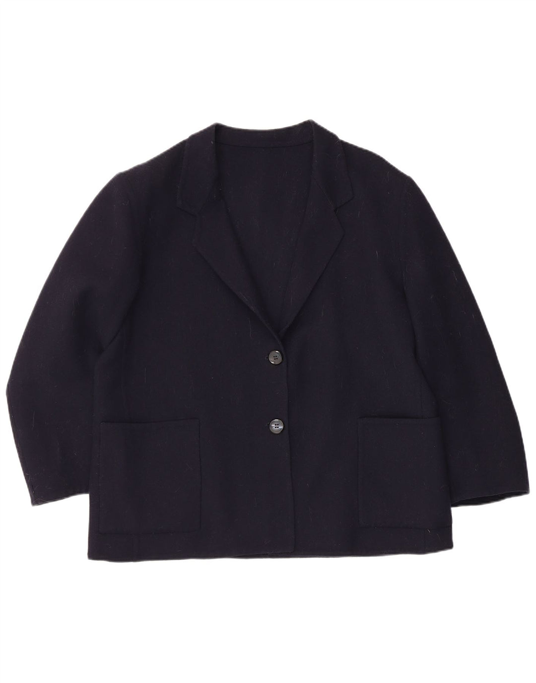 Piacenza Veste blazer à manches 3/4 et 2 boutons pour femme UK 16 Large Bleu marine