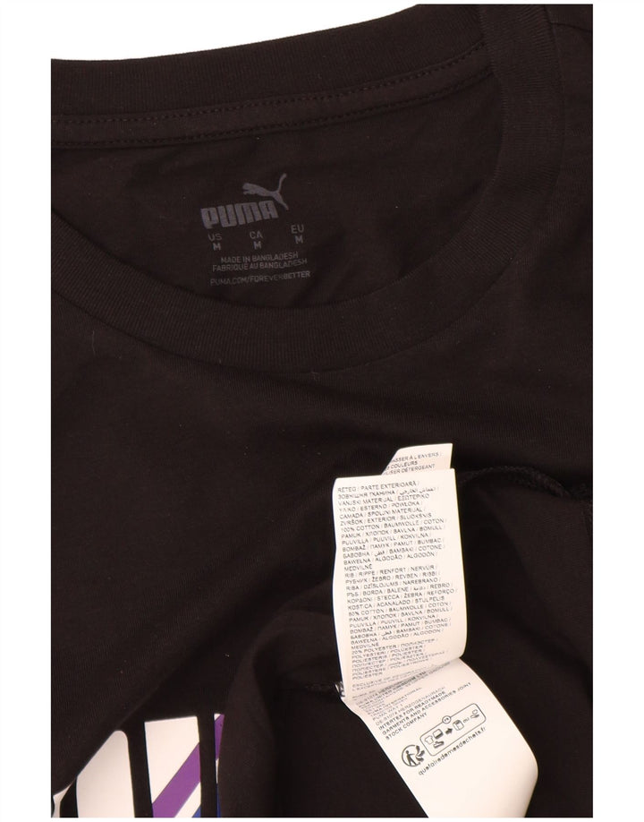 Puma Débardeur Graphic Homme Noir Moyen Coton