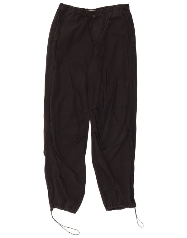Zara Pantalon de jogging décontracté pour femme Medium W28 L30 Noir Coton