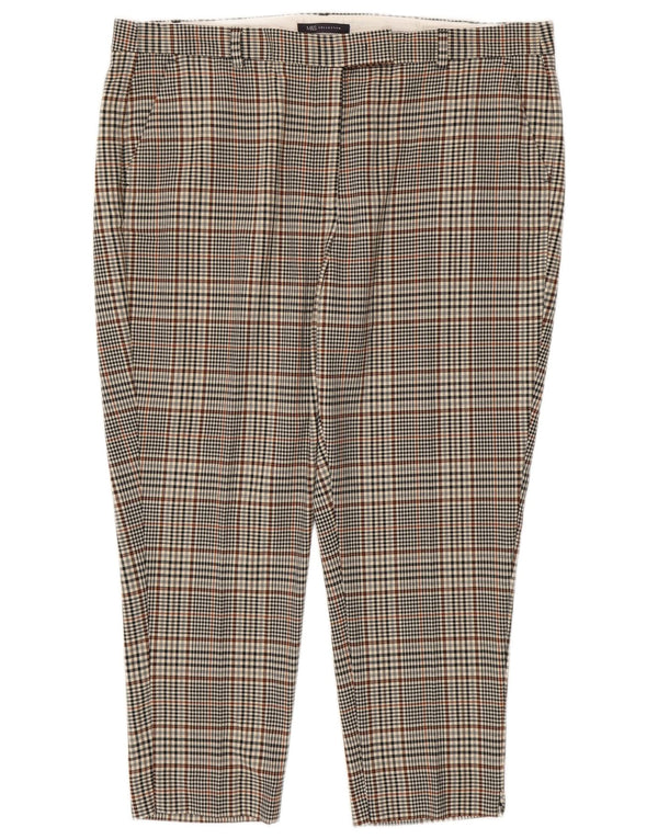 Marks & Spencer Pantalon court pour femme UK 20 2XL W40 L25 Multicolore