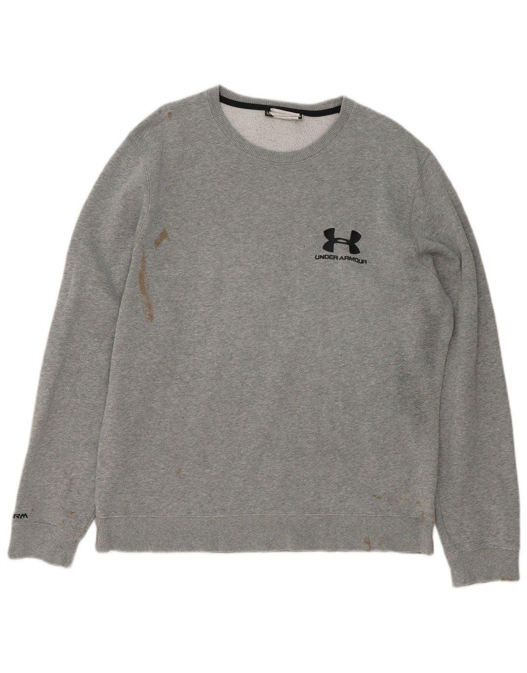 Under Armour Sweat-shirt graphique pour homme, grand, gris moucheté