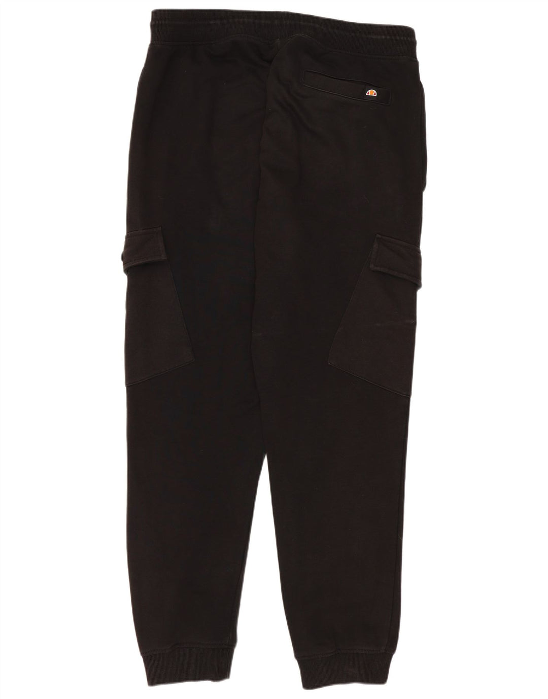 Ellesse Pantalon de survêtement cargo pour homme en coton noir Taille L