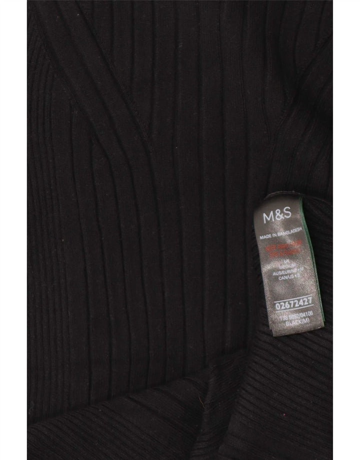 Marks & Spencer Débardeur Femme UK 14 Medium Noir Viscose