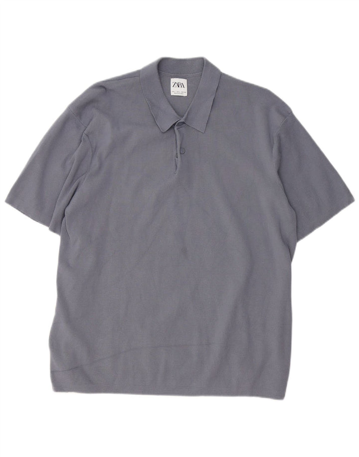 Polo Homme Zara Grand Gris Viscose