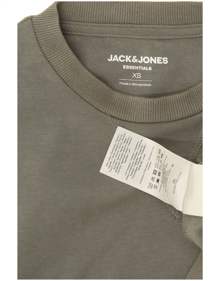 Jack & Jones Sweatshirt Jumper XS Kaki Coton Homme