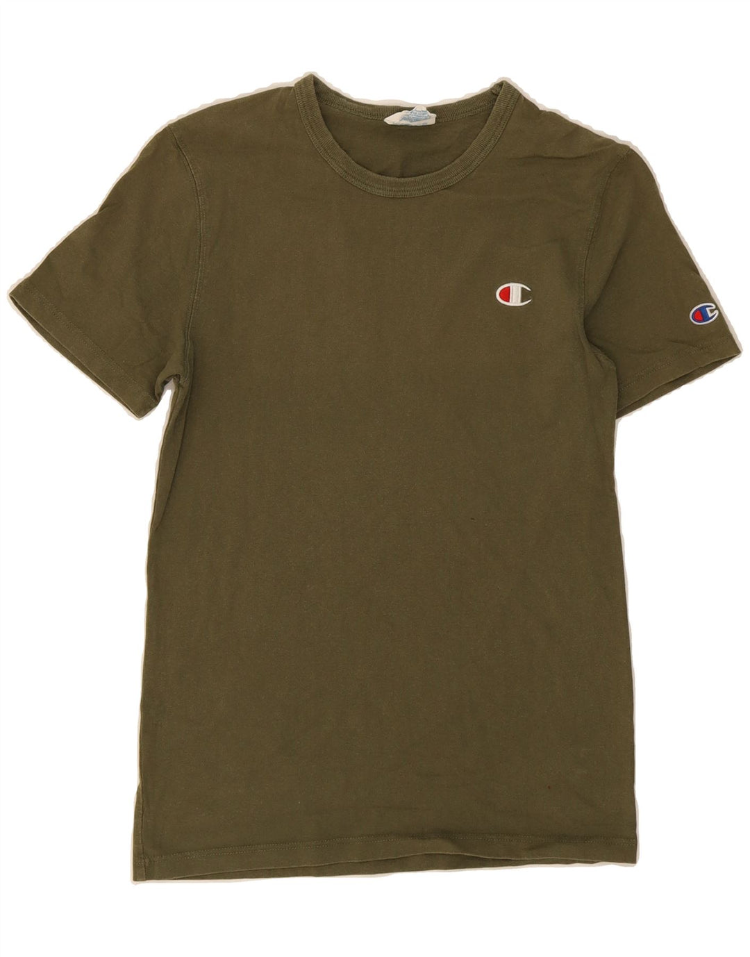 CHAMPION Mens Heritage T-Shirt Top XS Khaki Vintage Champion and Second-Hand Champion from Messina Hembry 