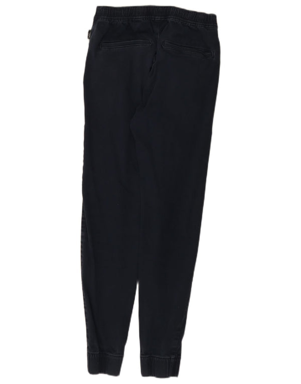 Hollister Pantalon Chino Joggers Femme XS W25 L27 Bleu Marine Coton
