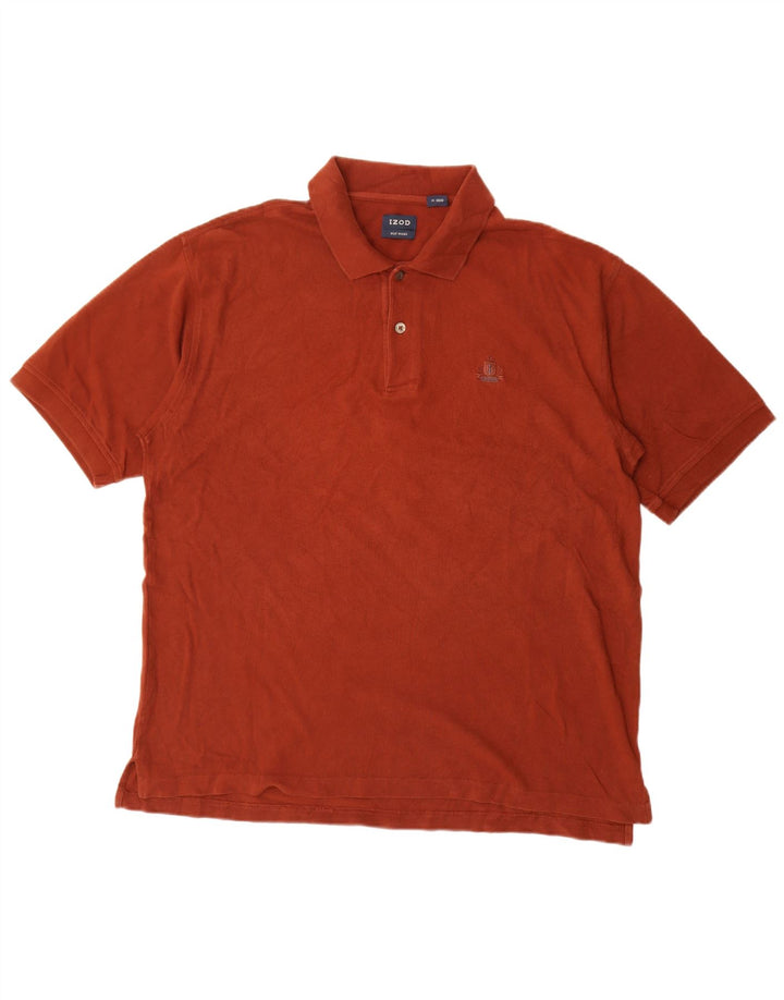 Izod Polo Homme Grand Coton Marron