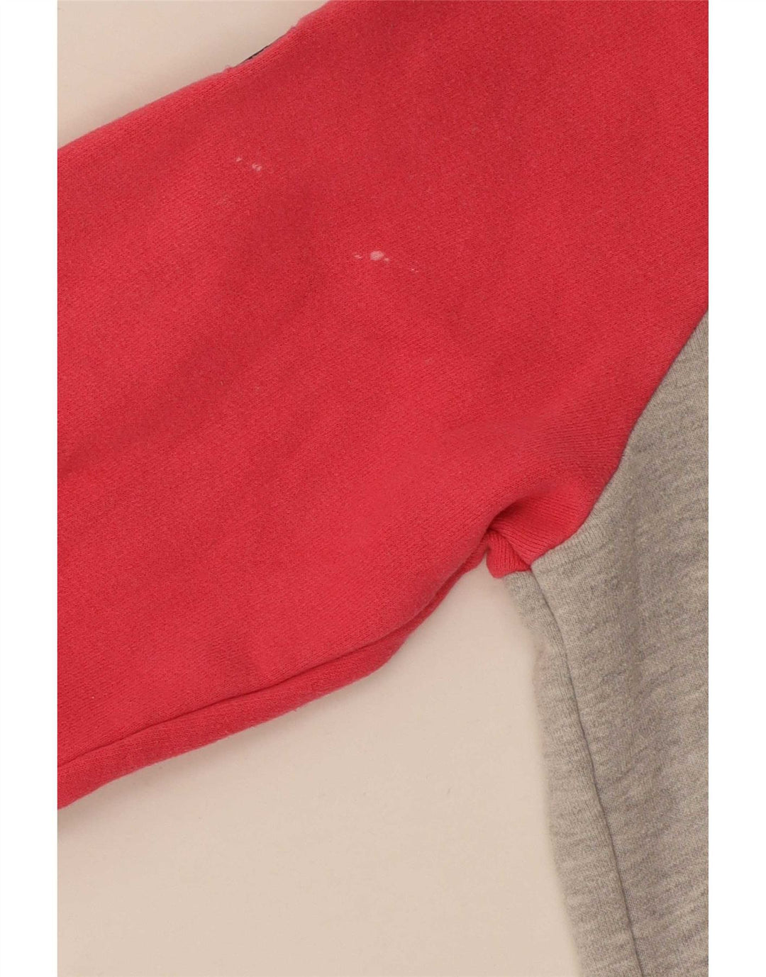 Superdry Sweat-shirt surdimensionné pour femme UK 10 Small Gris Colourblock