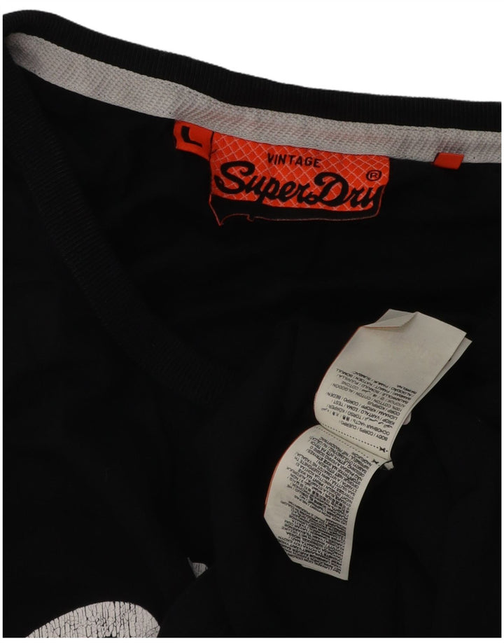Superdry Débardeur Graphic Homme Large Noir Coton