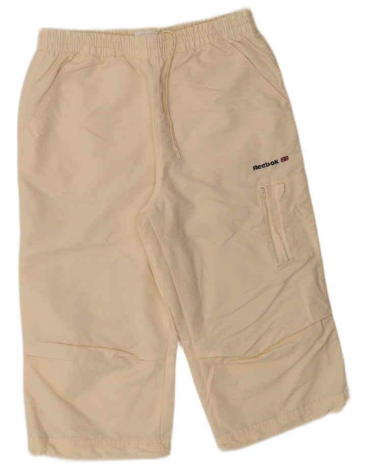 Reebok Bermuda Sport Homme Beige Moyen Coton