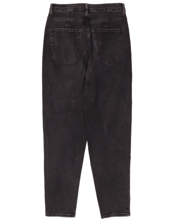 Marks & Spencer Jean Mom Tapered pour femme UK 10 Small W30 L29 Coton noir