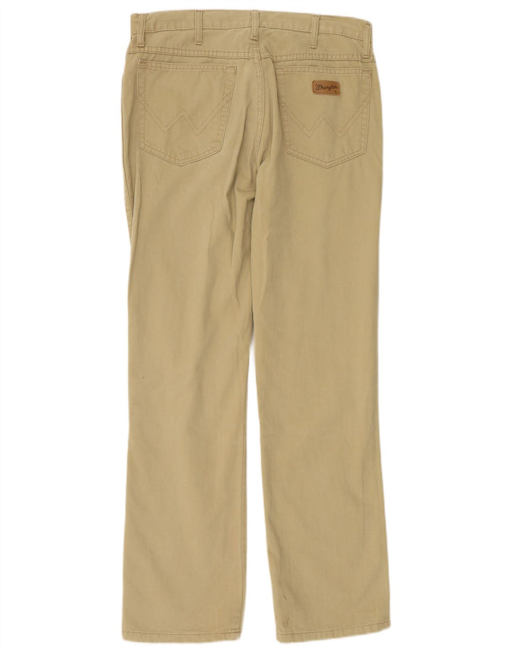 WRANGLER Pantalon décontracté droit Texas pour homme W34 L32 Beige Coton