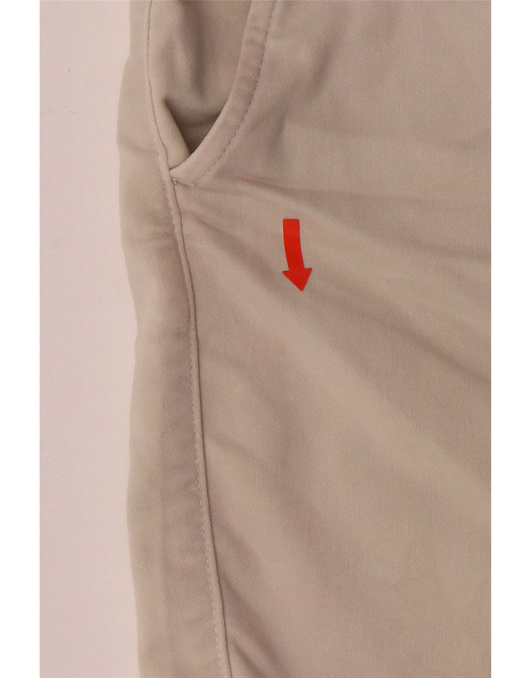 Zara Short de sport coupe régulière pour hommes, grand coton beige