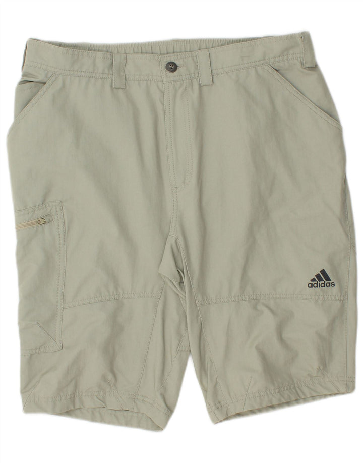 ADIDAS Short cargo Climalite W34 pour homme, grand vert
