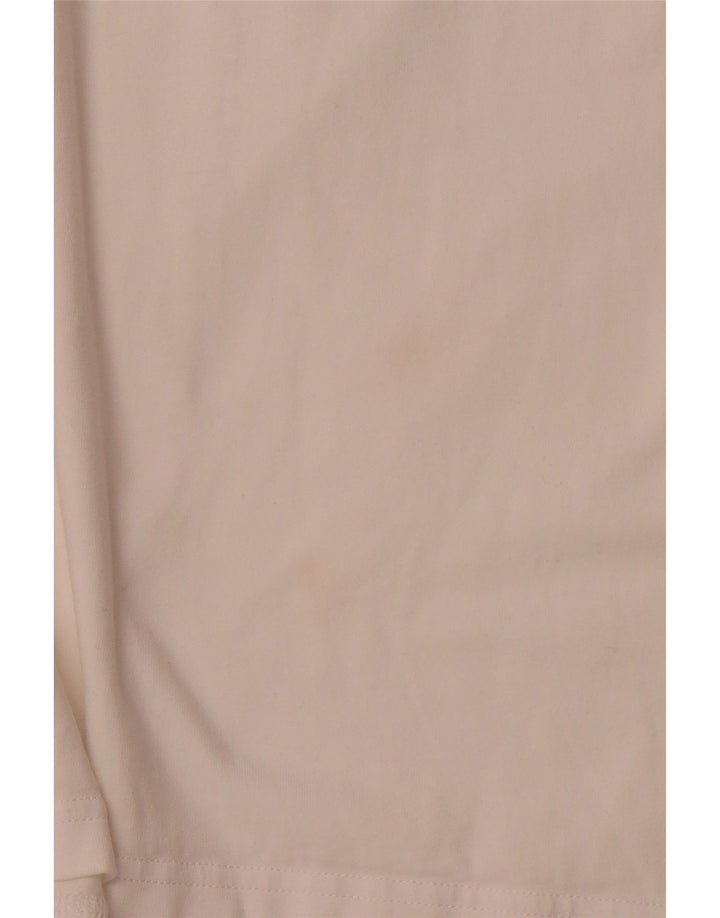 ADIDAS Robe t-shirt sans manches pour femme UK 16 Grand coton blanc