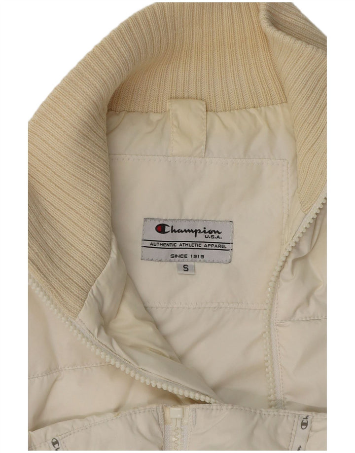 CHAMPION Gilet rembourré pour femme UK 10 Small Blanc