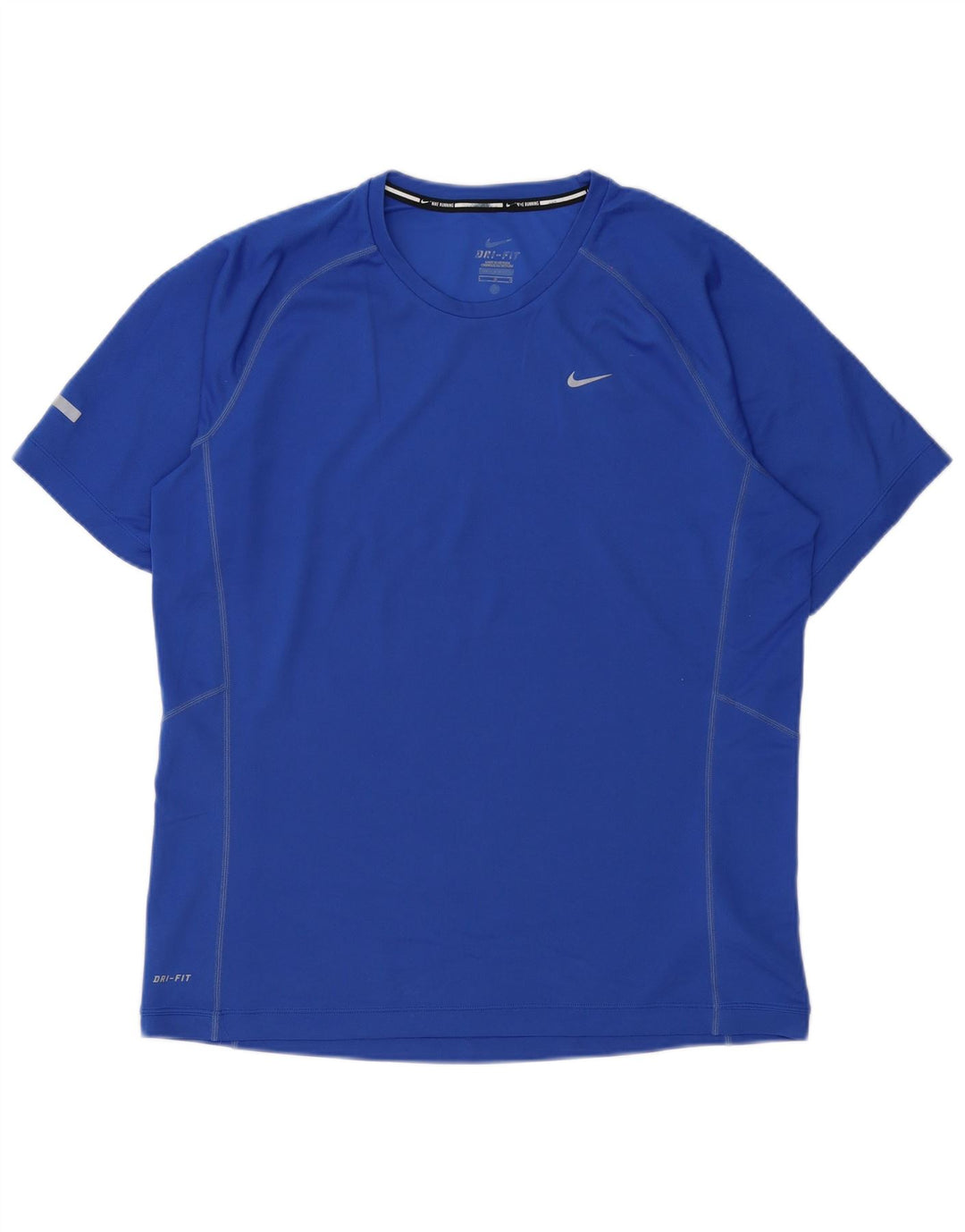 Nike Hommes Dri Fit T-Shirt Haut Grand Bleu Polyester