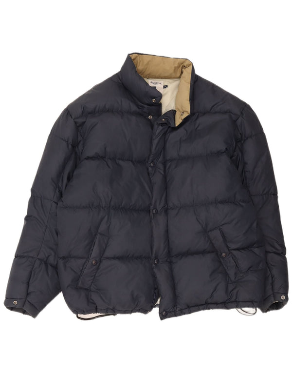 PEPE Jeans Veste matelassée pour homme UK 42 XL Bleu marine Nylon