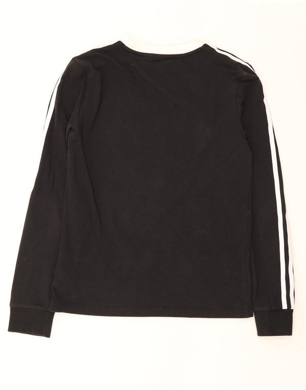 Adidas Haut à manches longues pour femme UK 8 Small Noir Coton