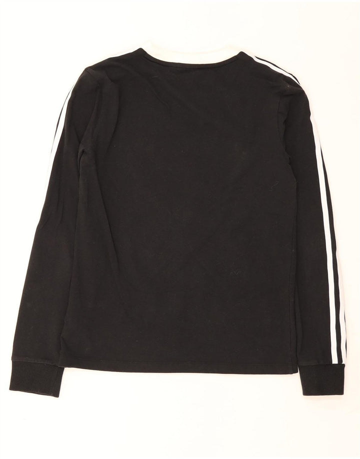 Adidas Haut à manches longues pour femme UK 8 Small Noir Coton