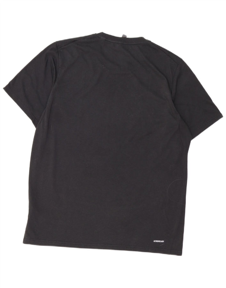 ADIDAS Hommes Aeroready T-Shirt Haut Grand Noir Coton