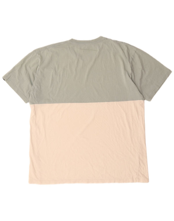 Vans T-Shirt Homme Top XL Vert Colorblock Coton