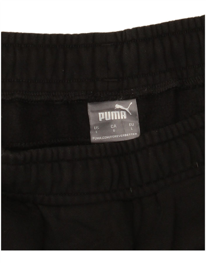 PUMA Pantalon de Survêtement Graphique Homme Joggers Large Noir