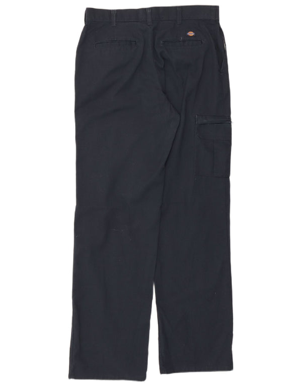 Dickies Pantalon cargo droit pour femme US 10 Large W32 L32 Bleu marine