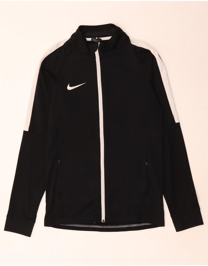 Nike Hommes Dri Fit Survêtement Top Veste Petit Noir Colorblock Polyester