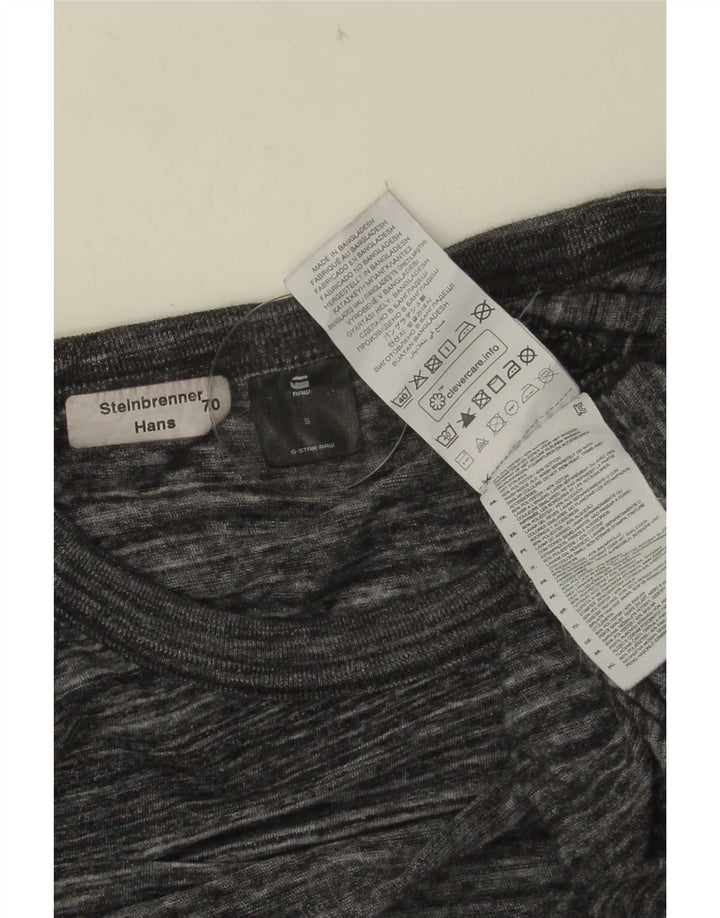 G-Star Homme Top Manches Longues Petit Gris Pinstripe Polyester
