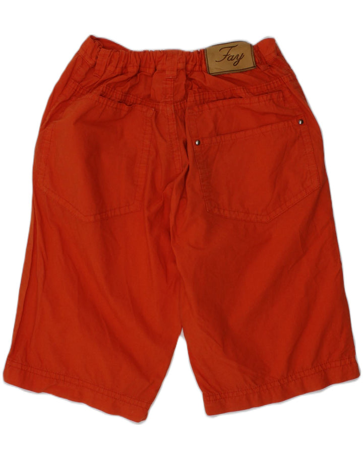 FAY Boys Chino Shorts 11-12 Years W26 Red Cotton | Vintage Fay | Thrift | Second-Hand Fay | Used Clothing | Messina Hembry 