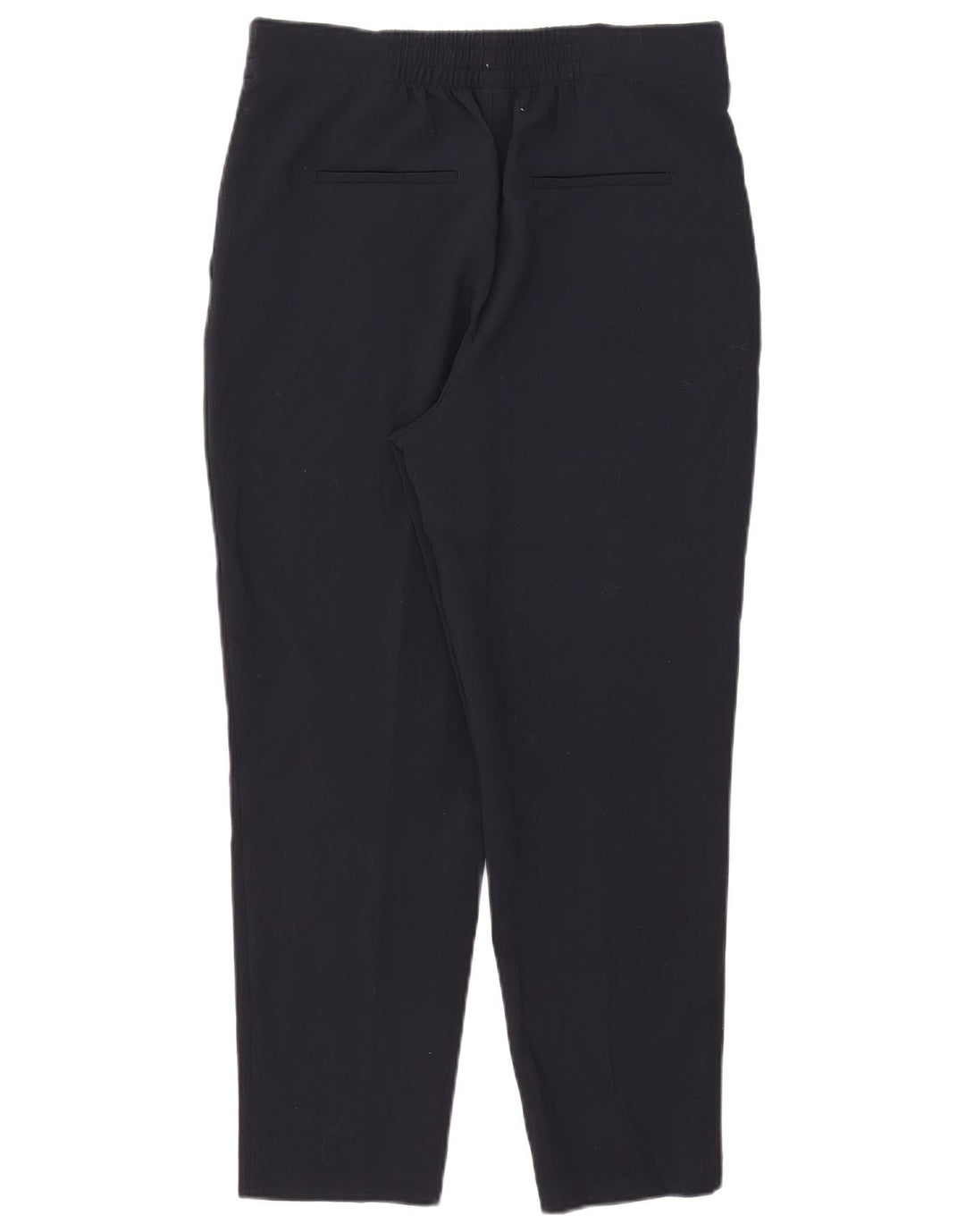 Zara Pantalon Chino Fuselé Femme Moyen W28 L26 Bleu Marine Polyester