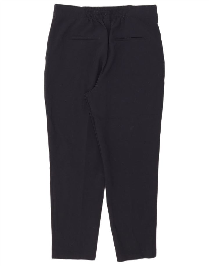 Zara Pantalon Chino Fuselé Femme Moyen W28 L26 Bleu Marine Polyester