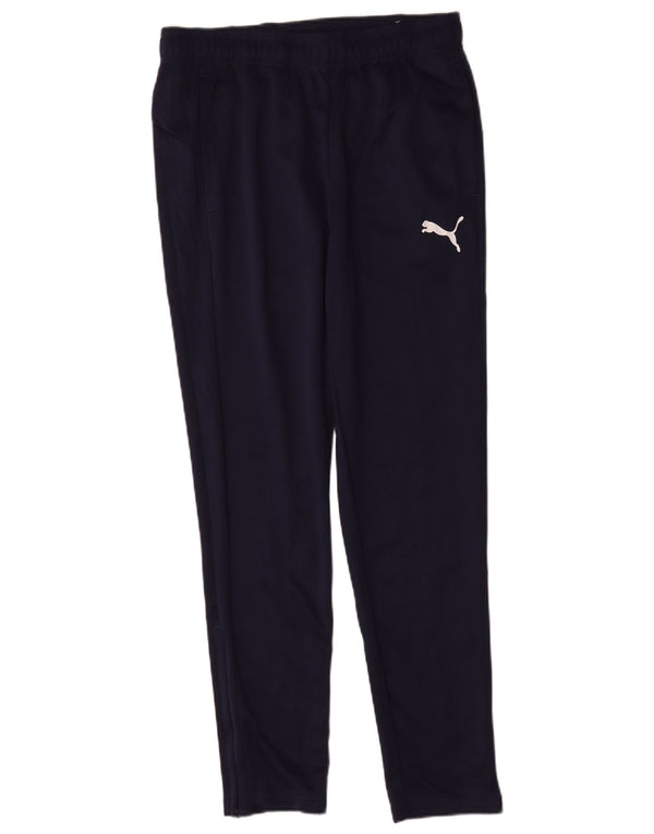 Puma Pantalon de survêtement pour homme Large Bleu marine Polyester