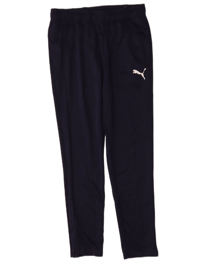 Puma Pantalon de survêtement pour homme Large Bleu marine Polyester
