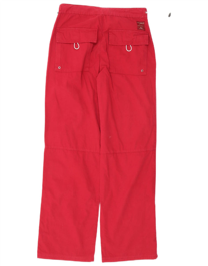 Carrera Pantalon Droit W31 L31 Rouge Coton Homme