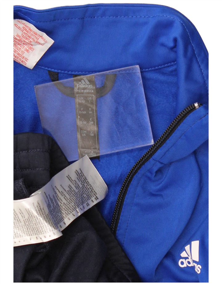 ADIDAS Veste de survêtement pour garçon 13-14 ans Bleu marine Colourblock