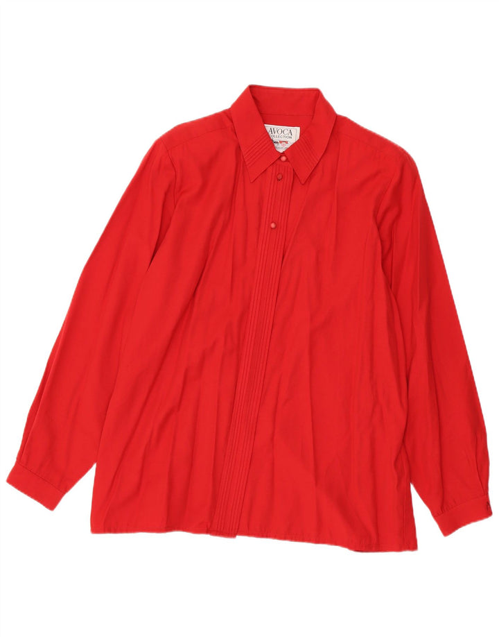 Avoca Chemisier Femme EU 44 XL Rouge Viscose