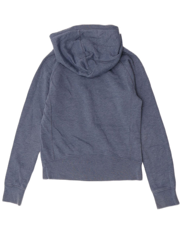 Hurley Pull à capuche graphique coupe décontractée pour femme UK 4 XS Bleu coton