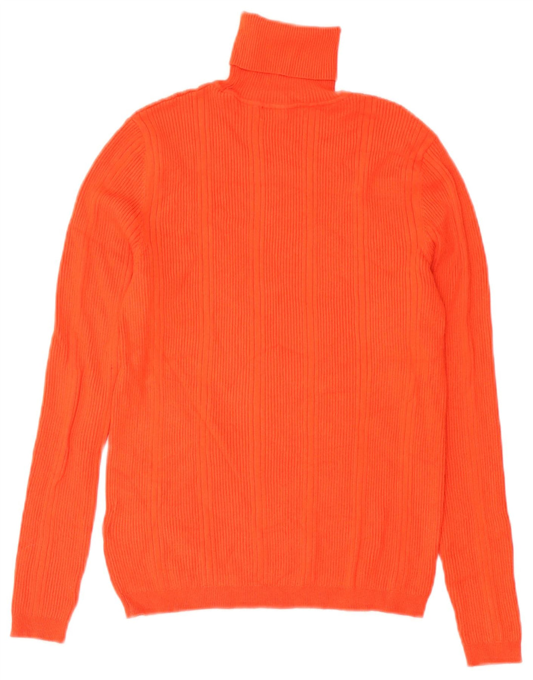 Marks & Spencer Pull col roulé pour femme UK 10 Petite viscose orange
