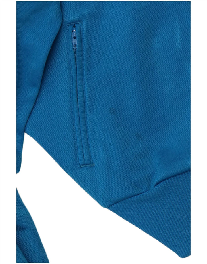 Adidas Veste de survêtement graphique pour femme EU 36 Petit Bleu Polyester
