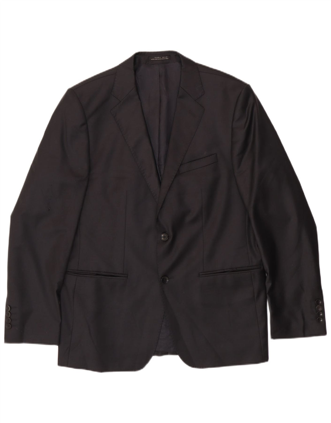 Zara Veste Blazer 2 Boutons Homme EU 54 XL Noir