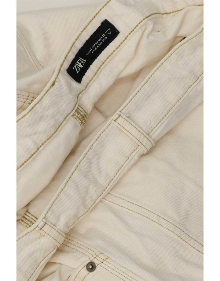 Zara Jean cargo droit pour homme EU 42 Large W32 L30 Beige