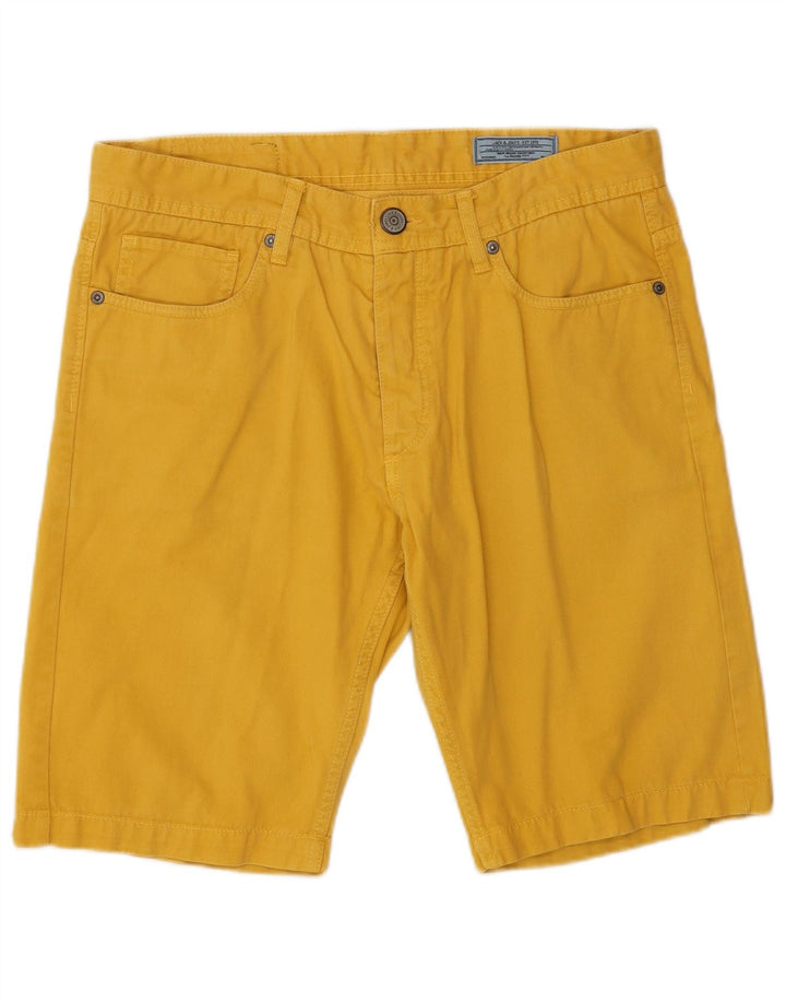 Jack & Jones Short Casual Homme Moyen W32 Jaune Coton